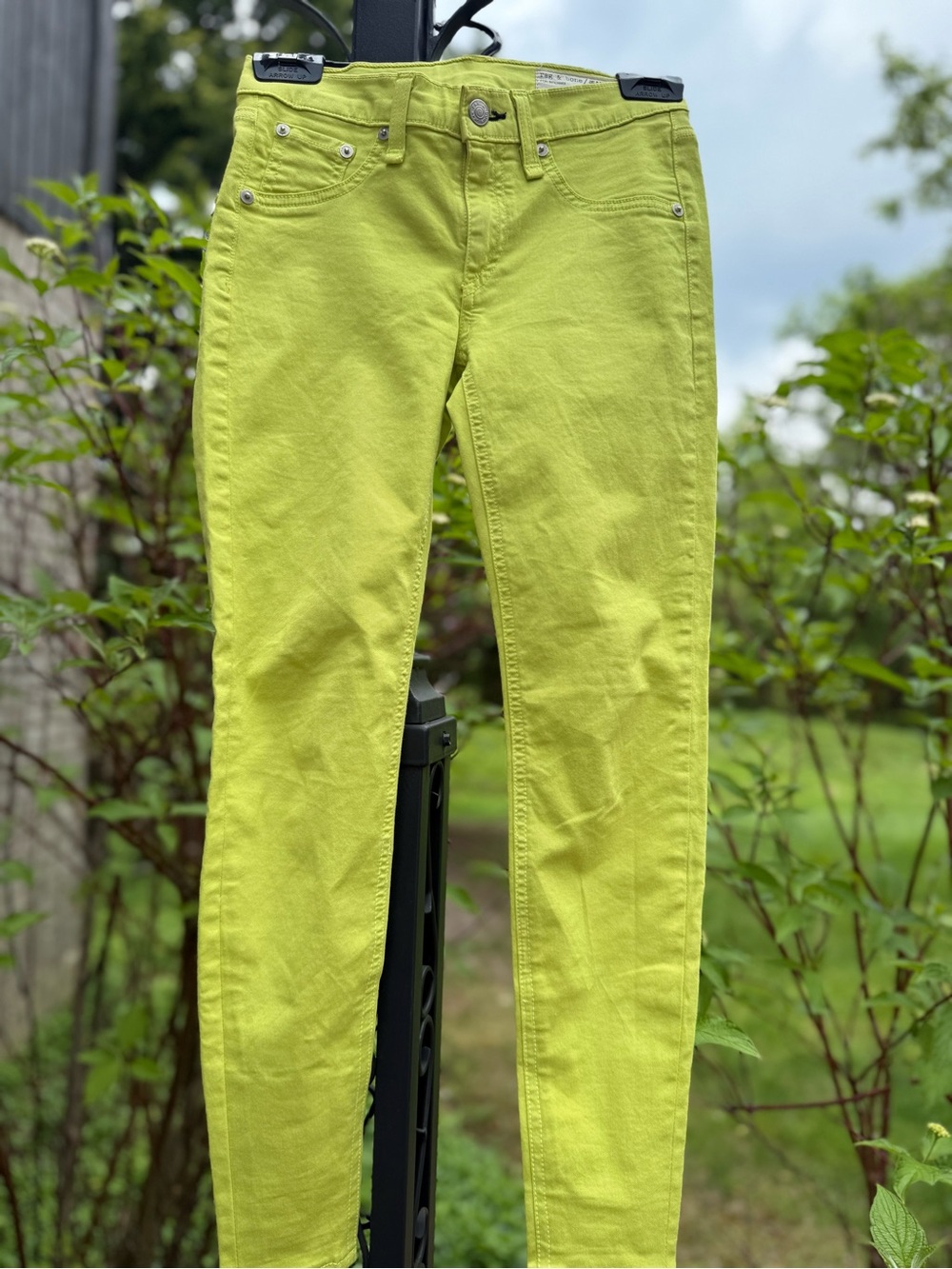 rag & bone / JEANs FOR INTERMIX
 Pants size 24 Lime green Made in U.S.A
